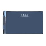 DeeRace 【寒い冬には欠かせない！】食品保温プレート 電気保温トレイ 多機能食品断熱ボード フードウォーマー ホットプレート 折りたたみ式 【3段階温度調節・3つのタイマー機能】 卓上ヒーター 食品保温器 冷めない おかず 弁当 発酵 ホッとマットまる レストラン、パーティー、イベント、家族の夕食や日常使用, グレーブルー