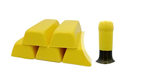 Generico Paquete De Goma Laca Amarilla De 500 G O Cera Blanda Para Sellar Botellas De Vino, Cerveza, Grappa, Licores Amarillo-02