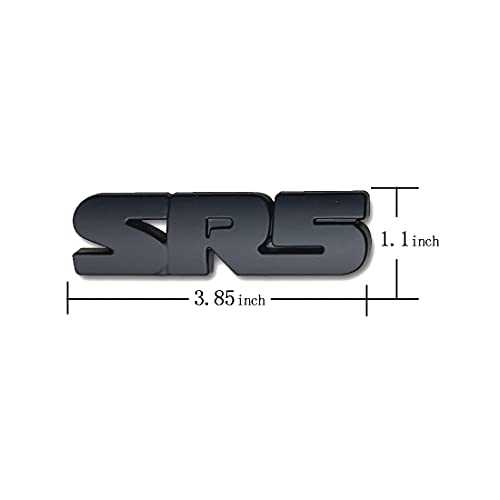 Matte Black Emblem Overlays For Toyota 4Runner (2010-2024) – 15-Piece ABS Plastic Badge Covers, Strong Adhesive