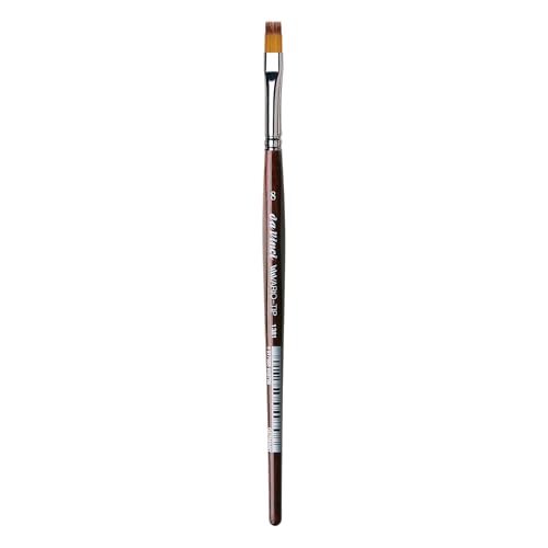Image of da Vinci Watercolor Series VarioTip Paint Brush, Flat Synthetic, Size 8 (1381-8)