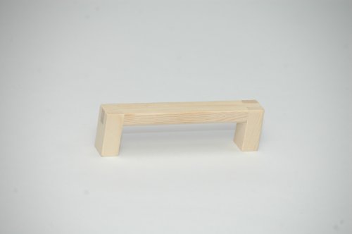 Tirador Tirador de mueble Tirador de armario madera pino bruto distancia entre agujeros taladrados 128mm