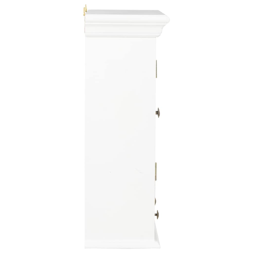 vidaXL Szafka wisząca, biała, 49x22x59 cm, materiał drewnopochodny