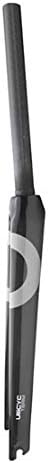 HIOD Bicycle Forks Road Fork Full Carbon Fiber Rigid Fork Bicycle Carbon Fork for 700C Wheel Set,White