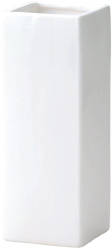 �P�[�E�C�[�E�A�C GREEN HOUSE Monochrome Flower Vase �z���C�g 8.5×8.5×24cm 002-B/W