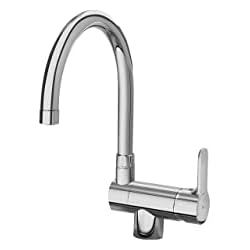 Grifo Fregadero Roca Roca,L20,Grifería monomando para cocina con caño abatible y giratorio, Cold Start,A5A8209C00