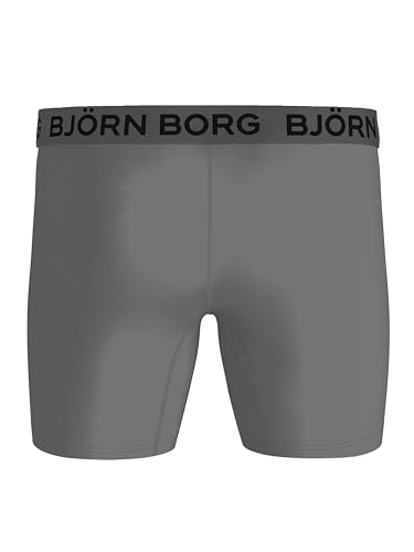 Bjorn Borg Performance Polyester Boxers for Men Pack of 5 - Mens Athletic Underwear3