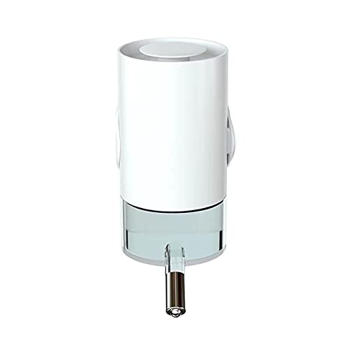 Zemat Dog Water Bottle ?Dog Crate Water Bottle Dispenser, Hanging Cage Drinking Fountains, Drip-Proof and Bite-Proof Pet Kettle Bowls (White)