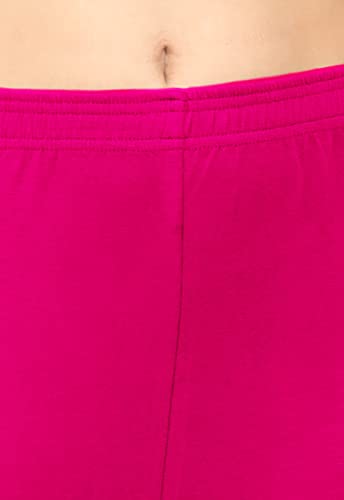 Image of POPOLO Women's Super Soft Ankle Length Cotton Lycra Solid Stretchable Legging