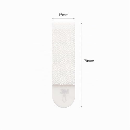 Miniatura 2 de Command Tiras Adhesivas Para Colgar Cuadros Medianas, 8 Pares 16 Tiras Blancas Para Marcos, Espejos Y Adornos Soporta Hasta 5 Kg Sin Agujeros Ni Taladro