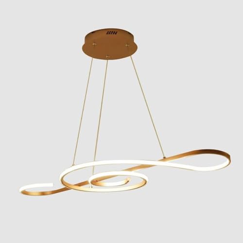 Lustre suspension LED dimmable avec télécommande pour table à manger