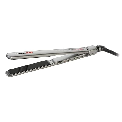 BaByliss PRO Plancha de pelo profesional Sleek Expert BAB2072EPE Planchas de pelo con placas largas de 120 mm con ajustes de temperatura hasta 230°C