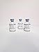 3 Pack Glass - 31 ml Research H2o with 0.9% Benzyl Made in USA
