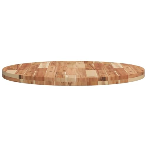 Plateau de table en bois d'acacia Ø 80 cm pour un espace repas convivial - 7