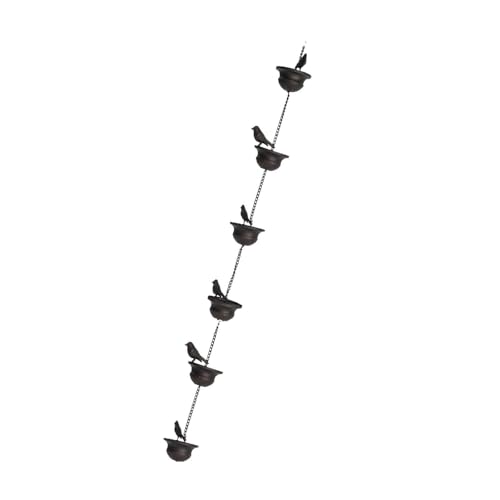 Image of Bnf Bird Rain Gutter Chain Decorative Sheds Awnings Yard Rainwater Catcher Chain 80cm|Home & Garden|Yard, Garden & Outdoor Living|Garden D?cor|Garden D?cor