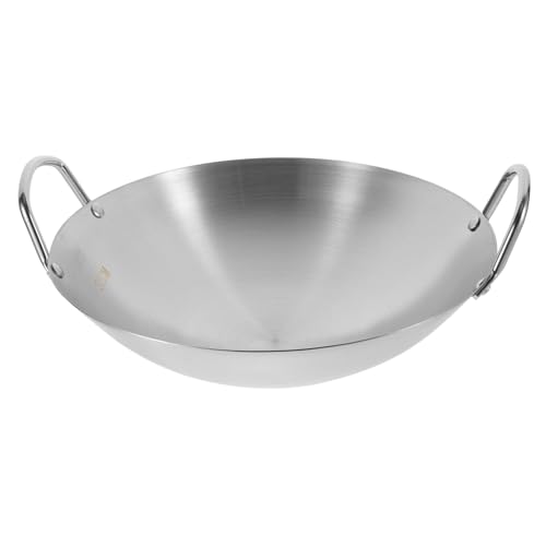 Wok de acero inoxidable PRETYZOOM 32 cm miniatura 1