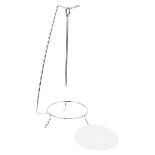 DIYEAH Supporto Spiedini in Acciaio Inossidabile Gancio Singolo e Aghi Porta Spiedini Per Barbecue e Kebab Design Compatto Portatile Per Grigliate Outdoor