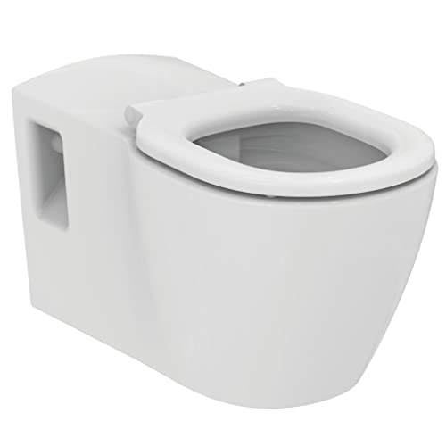 Ideal Standard Wand-T-WC Connect Freedom, barr-frei, ohne SpülraNd, 360x700x385mm, Weiß mit IP, E8194MA – Bild 4