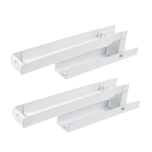 KOCKSHION Adjustable Stainless Steel Microwave Wall Mount Stand Set Space Saving Kitchen Shelf for Home
