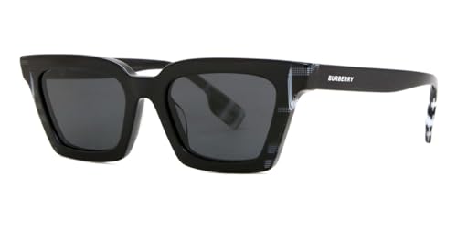 BURBERRY Sunglasses BE 4392 U 405187 Briar Black/Check White Black2