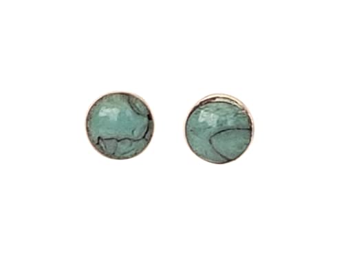 Miya Jewelry Handmade Turquoise Sterling Silver Stud Earrings For Women thumb #3