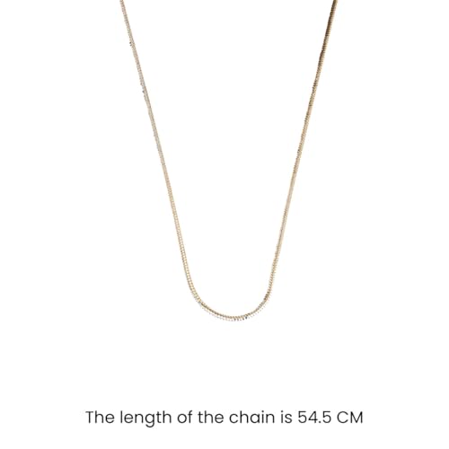 Image of Salty Alpha Anti Tarnish Neck Chain for Men | Stylish Necklace | Jewellery Accessories for Boys | Minimal Jewelry | Gifts for Boyfriend & Husband | Gift for Diwali, Christmas, Marriage, Birthday