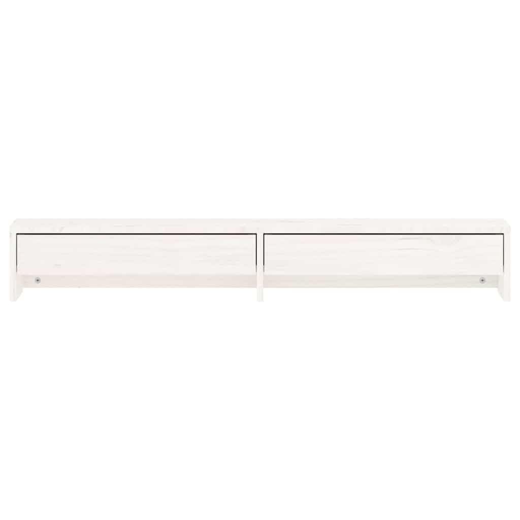 Soporte para monitor de madera de pino con cajones