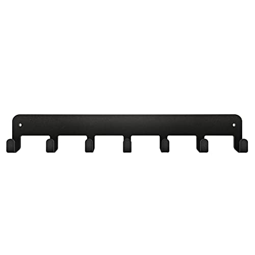Beautiwall Key Holder Steel Metal Wall Hanger (Minimalist), Black - Image 4