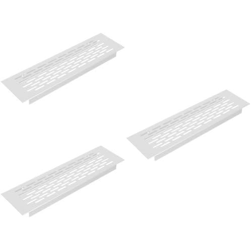 Hemobllo 3 Pièces Maille de ventilation de l'armoire meublo grille d aeration armoires mur scoop de capot évent respirant pour placard bouche d'aération en...
