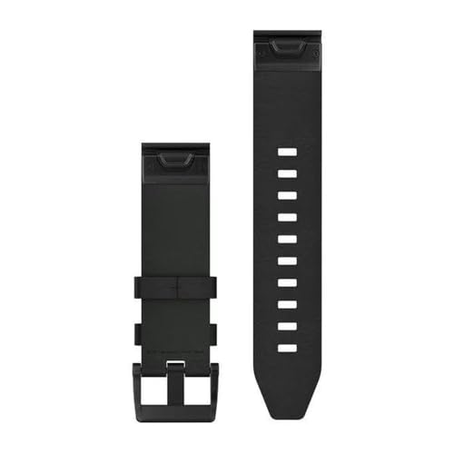 Image of Garmin QuickFit 22 Watch Band - Black Leather