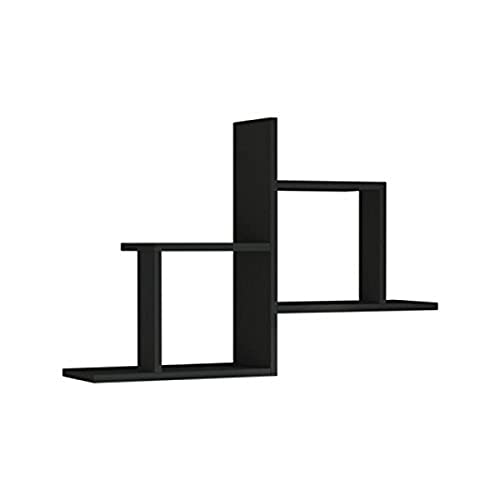 Ada Home Décor Webb Wall Shelf, 34'' x 23'' x 8'', Anthracite