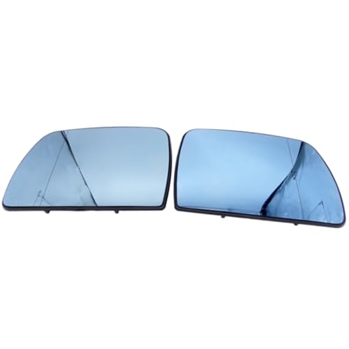 Miroir rétroviseur BMW X5 E53 brisé ou décollé remplacez le verre chauffant bleu L+R