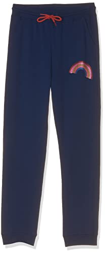 Image of Amazon Brand - Jam & Honey Girls Regular Fit Track Pants | Super Soft 100% Cotton Printed Pants /Jogger for Girls