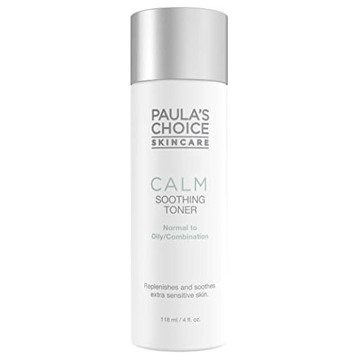 Paula's Choice Calm Ansiktsvatten - Lugnar och Näringsgivande Irriterad hud - Lämplig för hud Utsatt för Rosacea - med Betaglukan - Blandad & Fet Hud - 118 ml