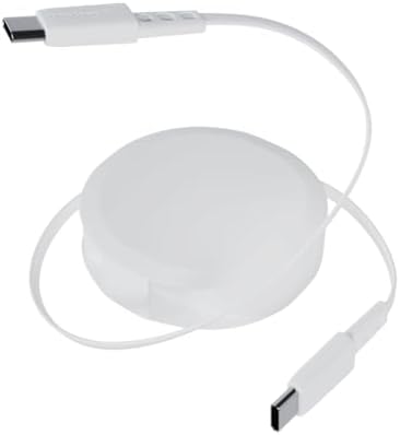 （05:30時点） オウルテック 片引き巻取り式 USB Type-C to Cケーブル 120cm スタンド付き PD60W データ通信対応 温度センサー搭載 katamaki 巻き取り Type-Cケーブル iPhone 17 シリーズ / 16 シリーズ /15 シリーズ/スマートフォン/タブレット対応 ホワイト OEC-CBKRDCC12-WH