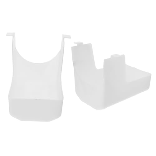 Image of LABRIMP 2pcs Range Hood Light Guard Replacement Covers for Kitchen Range Hoods Modern Design Lamp Shades Easy Install