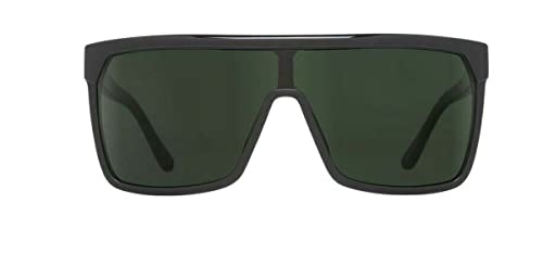 Spy Flynn Sunglasses Shiny Black w/Matte Black Frame/Grey Lens2