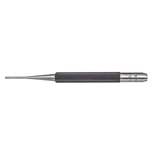 Starrett Drive Pin Punch with Knurled Grip for Driving Pins Into or Out