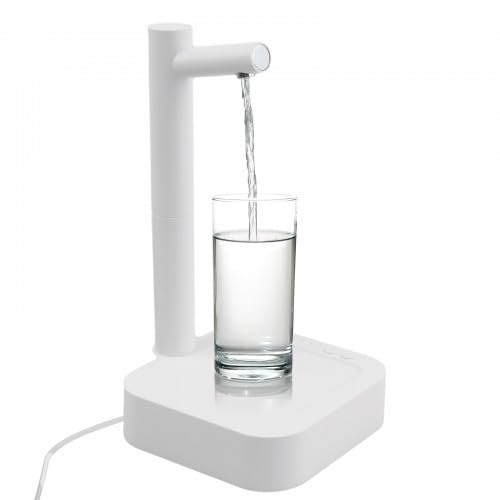 Dispensador de Agua Eléctrico para Hogar y Oficina, Bomba Automática con Carga USB Dispensador Eléctrico de Botella de Agua de Escritorio Portátil y Fácil de Usar, Dosificador Inteligente