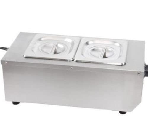 2-Tanks Chocolate Melter Melting Machine Electric Water Heating 220V