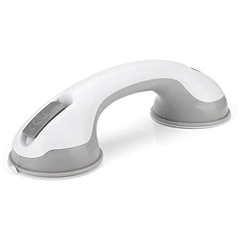 Excellentas mobiler Haltegriff Badewannengriff ohne Bohren Duschstange Badewanne Dusche WC Bad mobiler Griff Aufstehhilfe Sauggriff Haushalt für Kinder, eingeschränkte Personen, ältere Menschen Cover