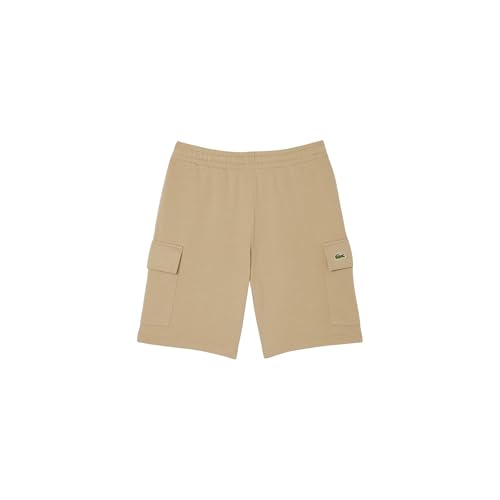 Image of Lacoste Men's Cotton Fleece Cargo Shorts