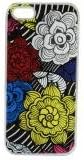 Kadima Flash Light LED Plastic Mobile Case Cover + Screen Sticker Protector for Apple iPhone 5 - Flower