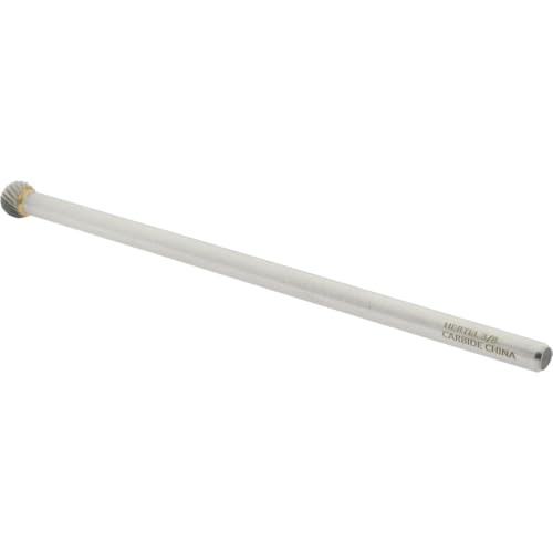 Fresa abrasiva Hertel bola 3/8 pulg corte simple miniatura 3