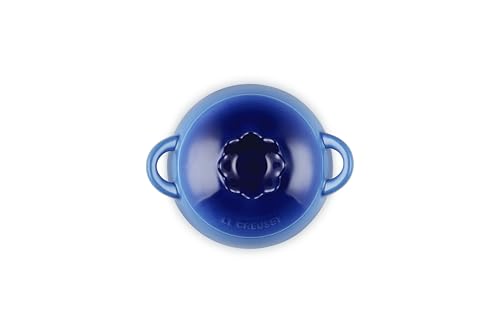 Image of Le Creuset Stoneware Blueberry Mini Cocotte, 16 oz., Azure