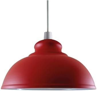 LEDSone Industrial Ceiling Pendant Light Shades, Retro Vintage Style Curvy Shaped Pendant Lamp Shade for Pendant Ceiling Lights (Cyan Blue)