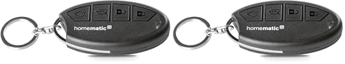 Homematic IP Smart Home Schlüsselbundfernbedienung – Zutritt, Funk-Fernbedienung, Zubehör für Ihr Homematic IP Türschlossantrieb mit App-Funktion, öffnet, schließt und verriegelt Smart Lock, 142561A0