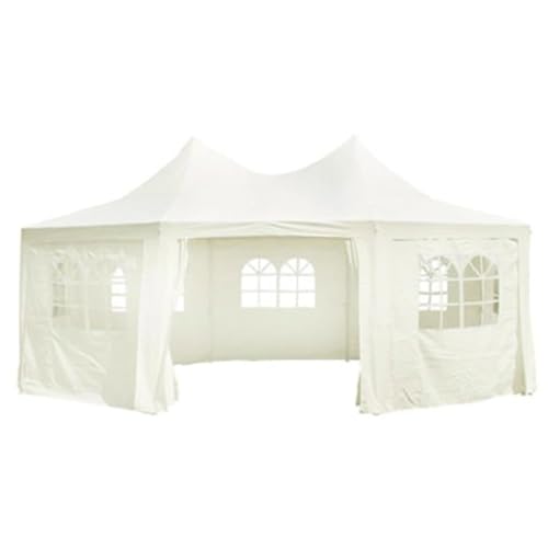 Mhdvray Ersatzdach für Partyzelt 6x4,4m Creme - Pavillon Zeltdach Set mit 8 Seitenteilen und Bogenfenstern - Robuste Ersatzplane aus Polyester für Gartenpartys und Events - Ohne Gestell Mhdvray Ersatzdach für Partyzelt 6x4,4m Creme - Pavillon Zeltdach Set mit 8 Seitenteilen und Bogenfenstern - Robuste Ersatzplane aus Polyester für Gartenpartys und Events - Ohne Gestell