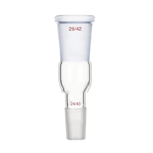 Adaptateur en verre 24/40 mâle 29/42 femelle pour connecteur verrerie chimie et laboratoire