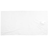 Artibetter Cuscinetto per Viso da Salone in Cotone 117x220 Cm, Telo Copriforo Traspirante per Lettino da Massaggio, Lenzuolo Multifunzionale per Centri Estetici e Spa