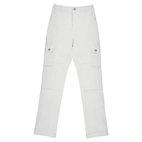 Pantalon cargo femme décontracté à jambe large idéal pour les sorties urbaines quotidiennes